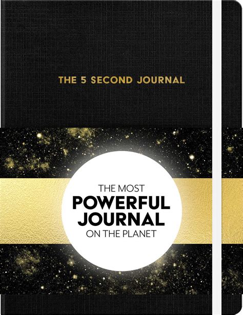 The 5 Second Journal The Best Daily Journal and Fastest Way to Slow Down Power Up and Get Sht Done Kindle Editon