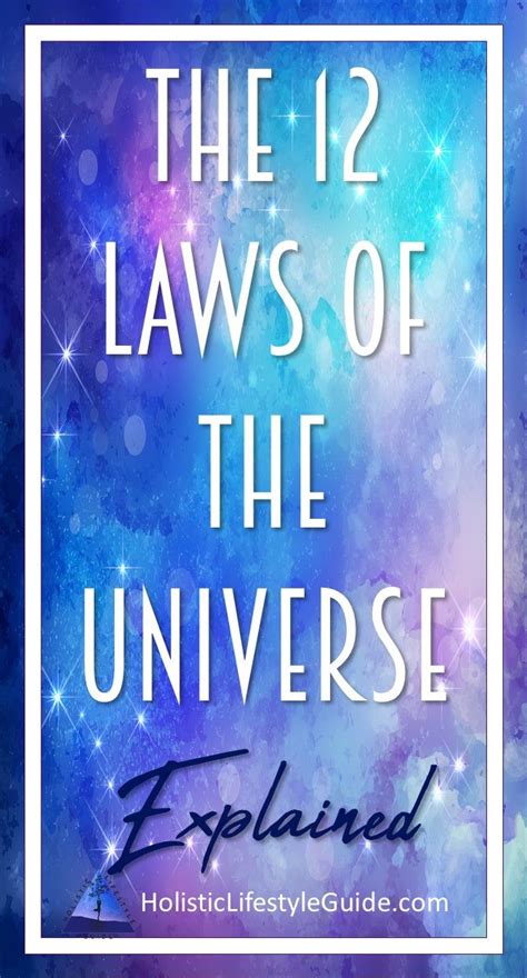 The 7 Immutable Laws of the Universe