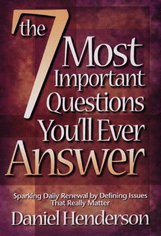 The 7 Most Important Questions You Will Ever Answer Ebook Epub