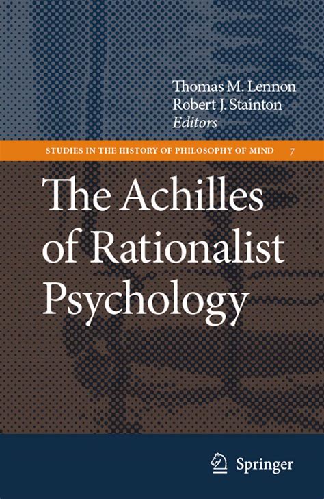 The Achilles of Rationalist Psychology Kindle Editon