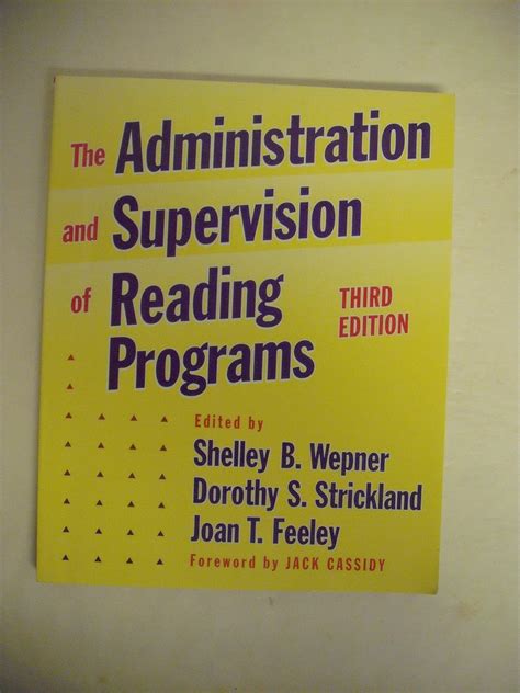 The Administration and Supervision of Reading Programmes, Vol. 1 PDF