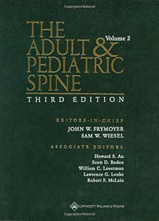 The Adult and Pediatric Spine An Atlas of Differential Diagnosis 3rd Edition Epub