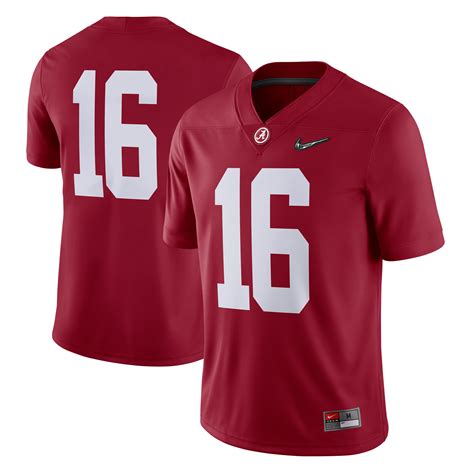 The Alabama Crimson Tide football jersey is an iconic symbol of college football.