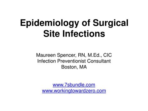 The Alarming Impact of Surgical Site Infection