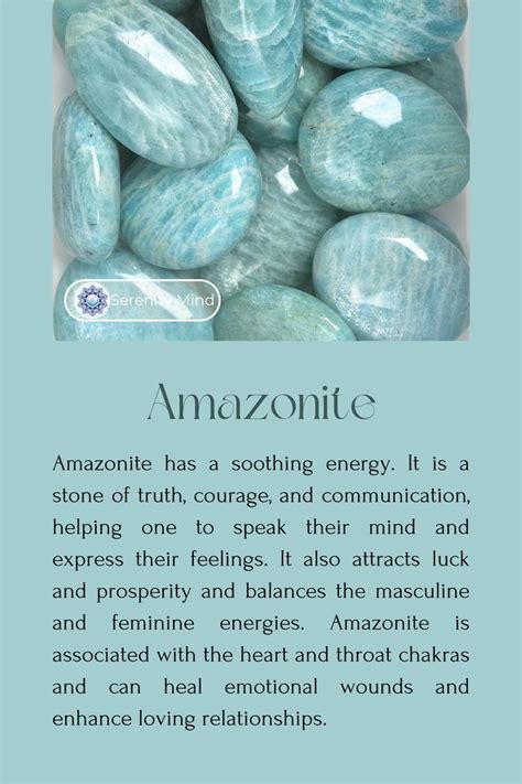 The Allure of Amazonite: A Stone that Evokes Serenity