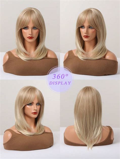 The Allure of Blonde Straight Synthetic Wigs