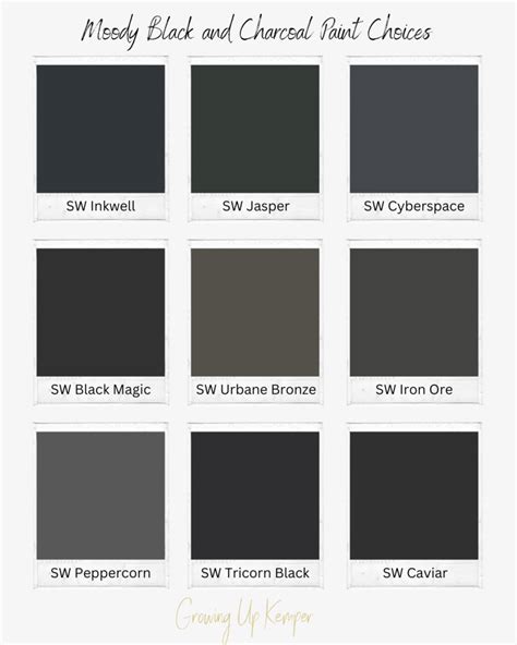 The Allure of Charcoal and Black