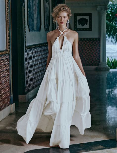 The Allure of Flowy White Dresses