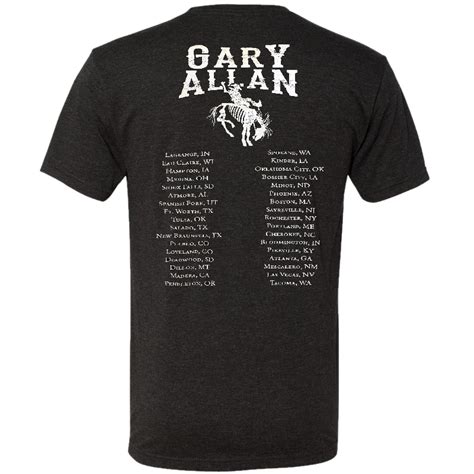 The Allure of Gary Allan T-Shirts