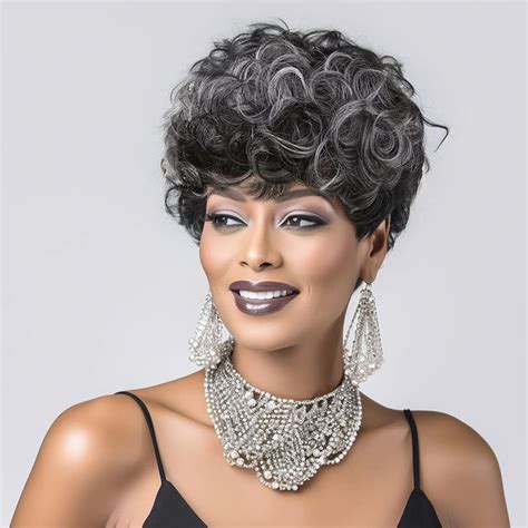 The Allure of Gray and Black Wigs for African American Women