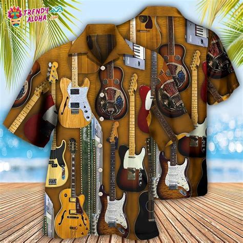 The Allure of Guitar Hawaiian Shirts