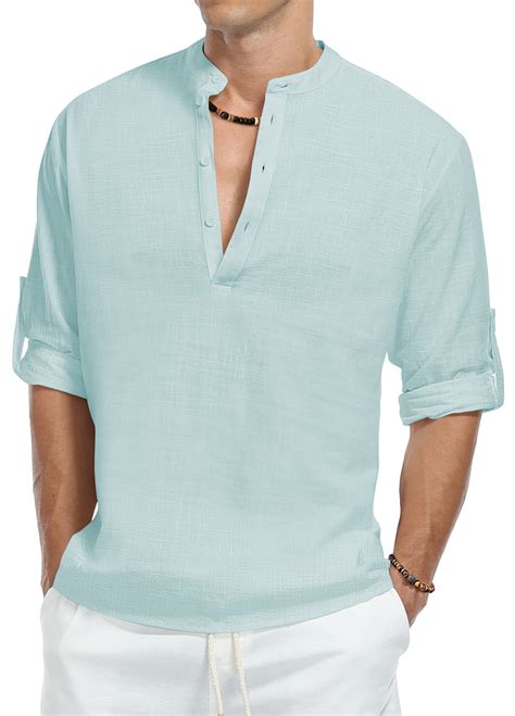 The Allure of Henley Linen Shirts