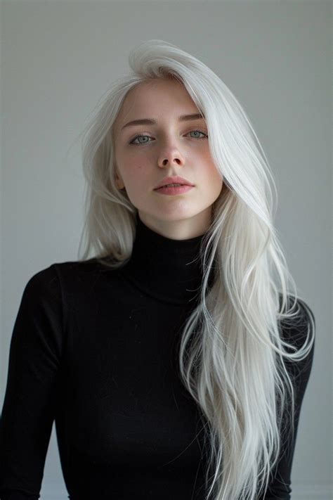 The Allure of Long White Hair