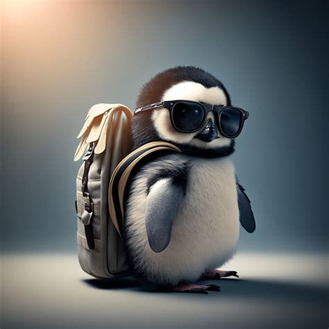 The Allure of Penguins with Glasses