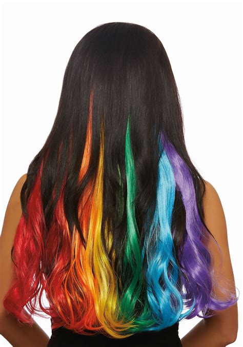 The Allure of Rainbow Hair Extensions