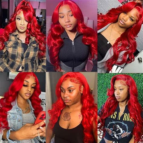 The Allure of Red Lace Front Wigs: A Timeless Classic