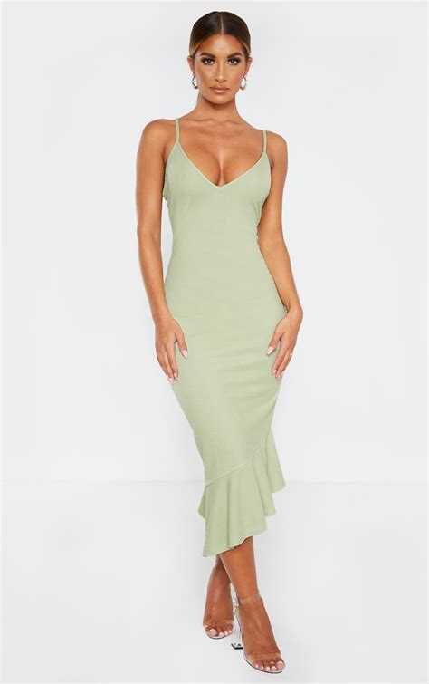 The Allure of Sage Midi Dresses