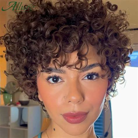 The Allure of Short Brown Curly Wigs