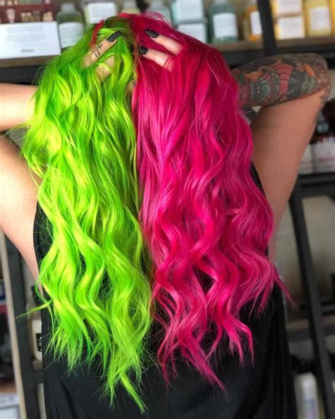 The Allure of Split Hair Dye: A Colorful Canvas for Self-Expression