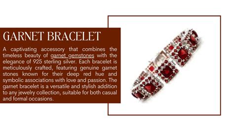 The Allure of the Garnet Bracelet: A Timeless Gemstone with Enduring Captivation