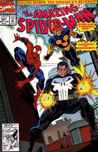 The Amazing Spiderman Round Robin the Sidekick s Revenge Spider-man the Punisher Nova Plus Darkhawk and Moon Knight Vol 1 No 357 January 1992 Epub