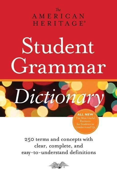 The American Heritage Student Grammar Dictionary Epub