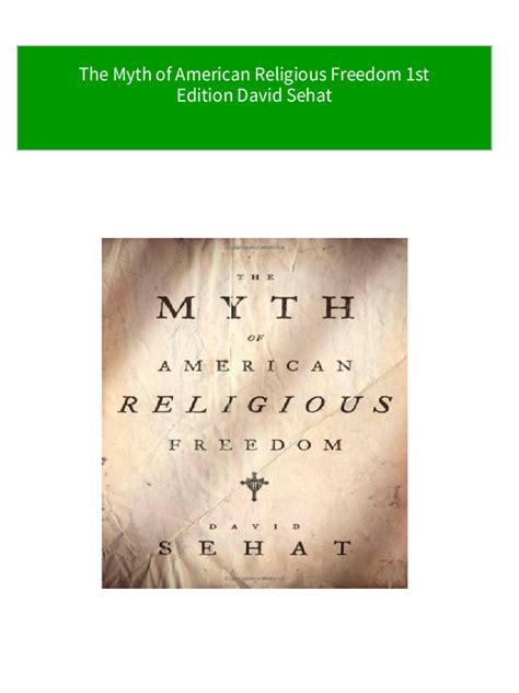 The American Myth of Religious Freedom Epub