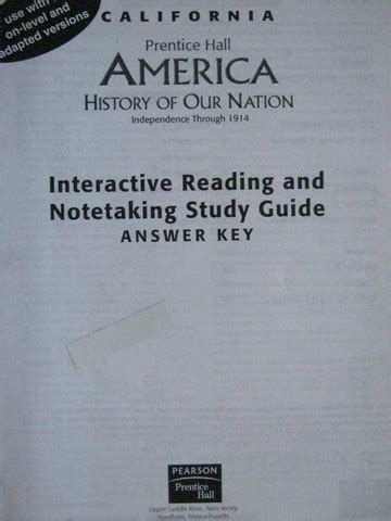 The American Nation Textbook Answers PDF