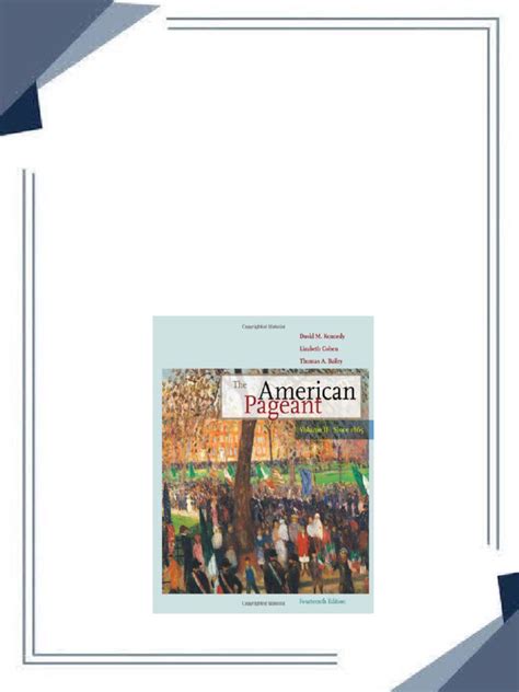 The American Pageant Volume 2 And Guide Complete Twelfth Edition Kindle Editon