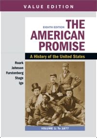 The American Promise Volume 1 To 1877 A History of the United States Doc