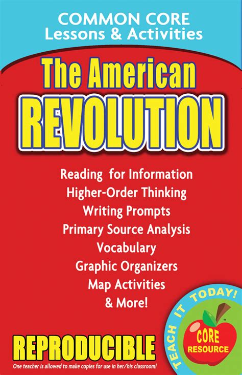 The American Revolution Common Core Lessons and Activities PDF