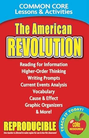 The American Revolution Common Core Lessons and Activities PDF