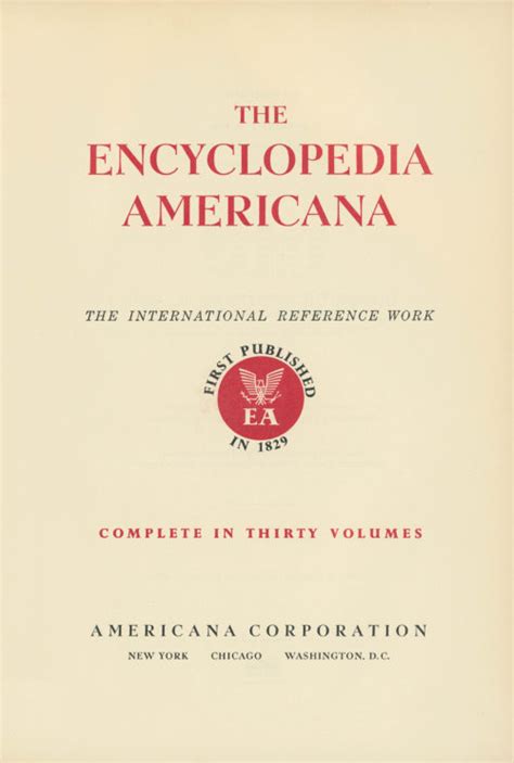 The Americana Volume 21; A Universal Reference Library Reader