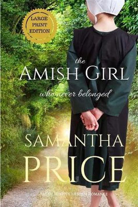 The Amish Girl Who Never Belonged LARGE PRINT Amish Misfits Volume 1 Kindle Editon