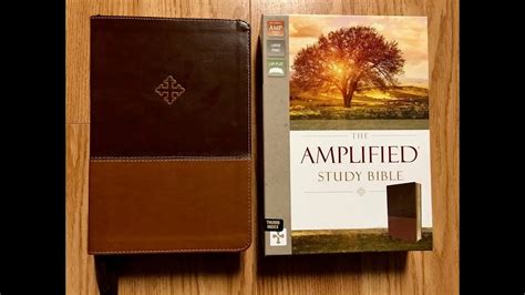 The Amplified Study Bible Leathersoft Brown Large Print Kindle Editon