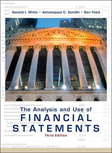 The Analysis and Use of Financial Statements Reader