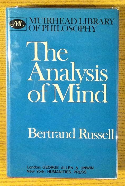 The Analysis of Mind Muirhead Library of Philosophy Epub