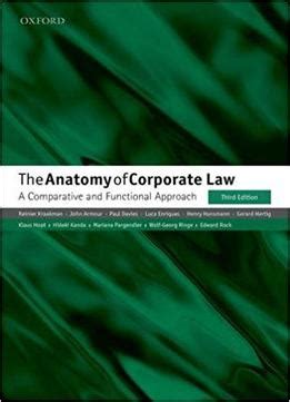 The Anatomy of Corporate Law A Comparative and Functional Approach Reader