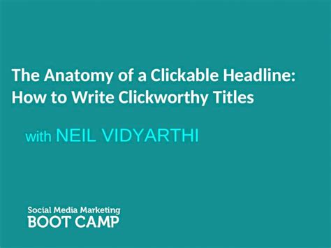 The Anatomy of a Click-Worthy Headline