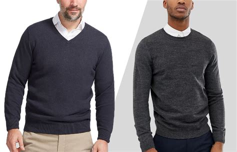 The Anatomy of a Round Neck Sweater-Dress Shirt Ensemble