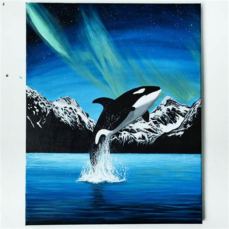 The Art of Capturing the Majestic Orca on Canvas: A Comprehensive Guide to Painting Orcas