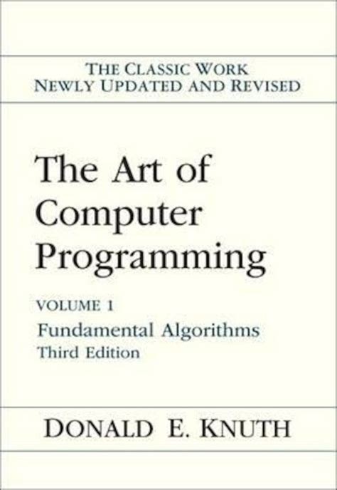 The Art of Computer Programming Vol 1 Fundamental Algorithms 3rd Edition Epub