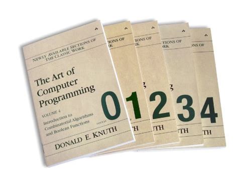 The Art of Computer Programming Vol 4 Fascicles 0-4 5 Volume Set Epub