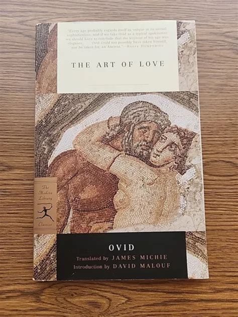 The Art of Love Modern Library Classics Reader