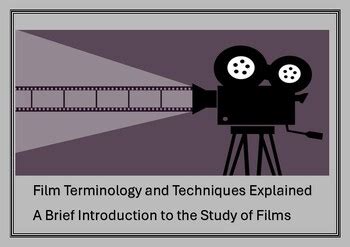 The Art of Movie Making A Complete Handbook of Film Techniques and Terminology Reader