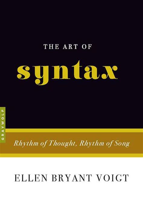 The Art of Syntax Rhythm of Thought Epub