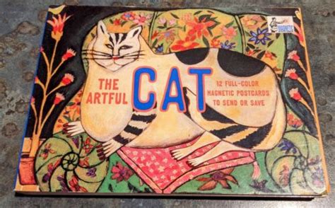 The Artful Cat 12 Full-Color Magnetic Postcards to Send or Save Reader