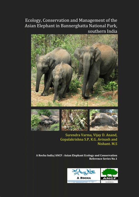 The Asian Elephant Ecology and Management Reader
