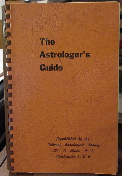 The Astrologer s Guide Anima Astrologiae or a Guide for Astrologers Doc