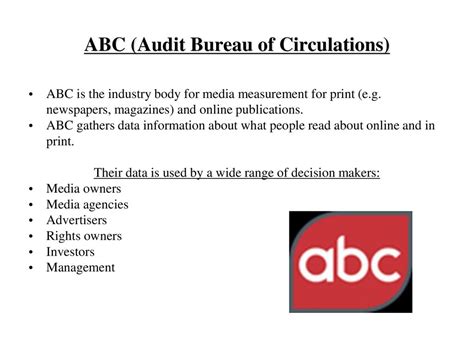 The Audit Bureau of Circulations: A Vital Tool for Media Measurement and Evaluation